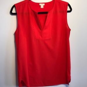J. Crew sleeveless blouse